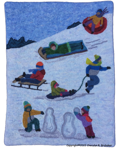 C-175 Snow Day
16" x 21"  Monks: $53   Linen: $59

C-175B Large Snow Day
20" x 26.25"   Monks: $59   Linen: $65